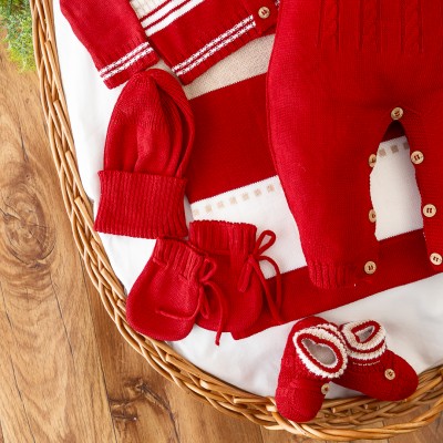 Saída de Maternidade Muriel - Vermelho